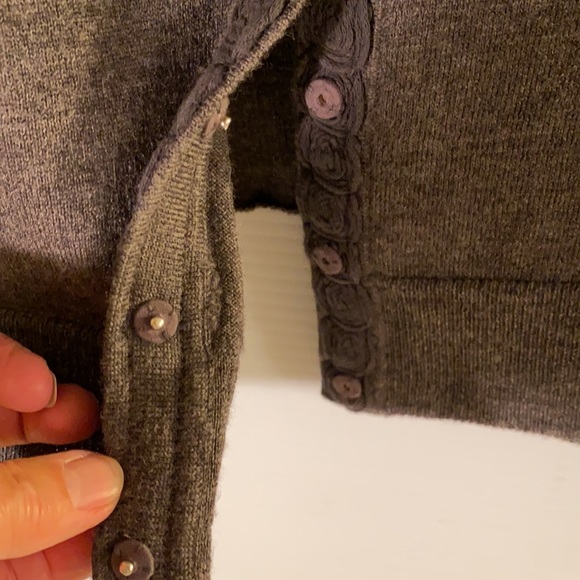 Merino wool gray sweater - Picture 3 of 5